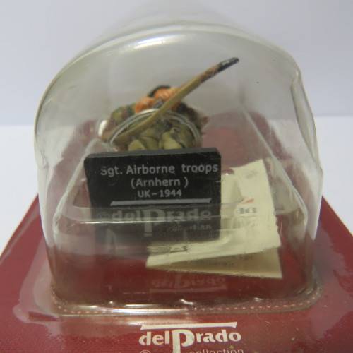 DelPrado 1944 UK Arnhern Airborne troops sergeant lead soldier - Still sealed