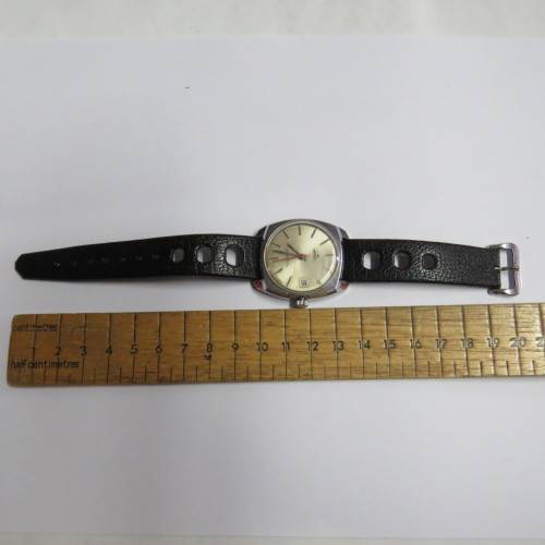 Vintage Grovana manual wind watch - Not working - Crown stem broken