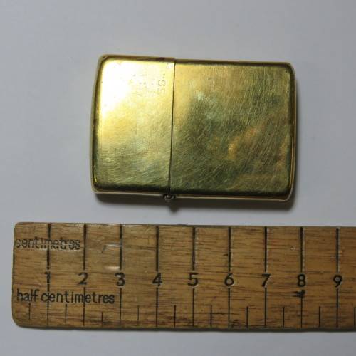 Vintage Solid brass Zippo
