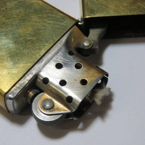 Vintage Solid brass Zippo