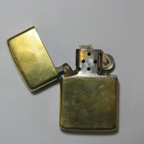 Vintage Solid brass Zippo