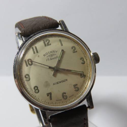 Vintage Rotary Avenger manual wind mens watch - Working