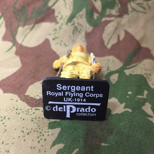 Delprado 1914 UK Royal Flying corps sergeant lead soldier