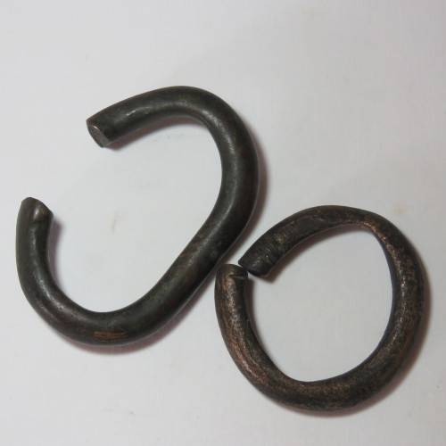 Pair of Antique Ovambo Copper bangles