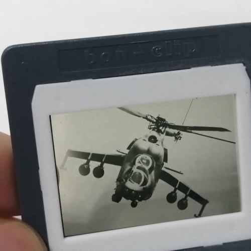 Lot of 22 Vintage 35mm slides of Military helicopters