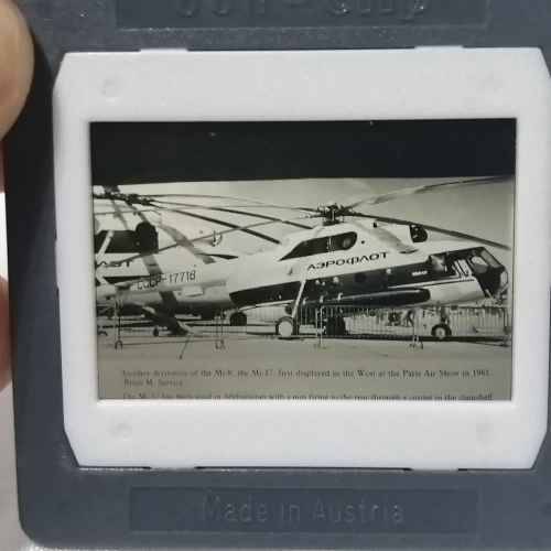 Lot of 22 Vintage 35mm slides of Military helicopters