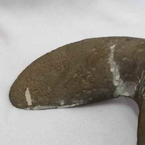 Antique brass boat propeller