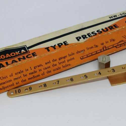 Vintage Nagaoka balance type Pressure gauge for record player