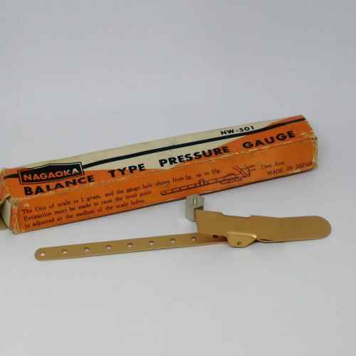 Vintage Nagaoka balance type Pressure gauge for record player