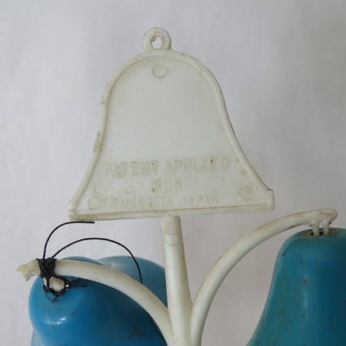 Vintage Bell ringer tree - Two bells repaired - No sticks