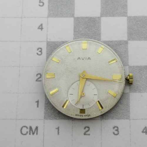 Vintage AVIA watch movement - working with crown