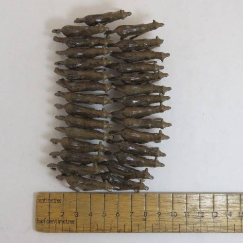 Pack of 29 vintage lead wolves