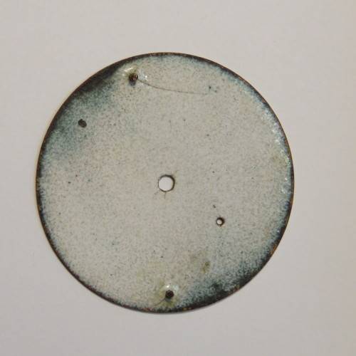 Schultis Schwar & Co London & Pretoria pocket watch enameled face - Fine crack but ok