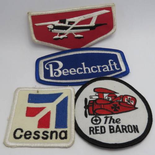 Lot of 6 Flying badges for jacket