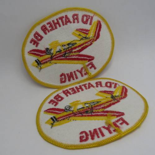 Lot of 6 Flying badges for jacket