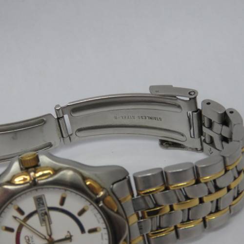Seiko Kinetic mens watch - 5M43-0A70 - Working