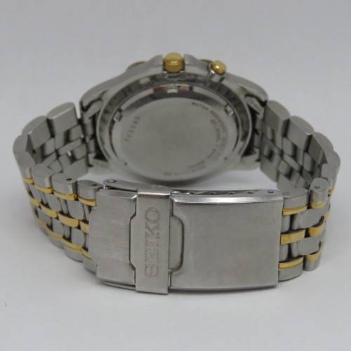 Seiko Kinetic mens watch - 5M43-0A70 - Working