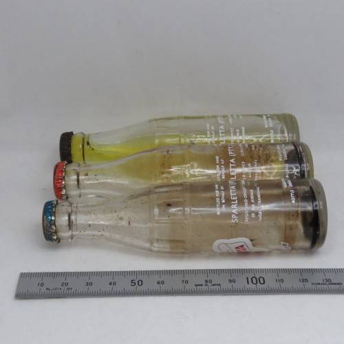 Lot of 3 vintage Sparletta miniature bottles