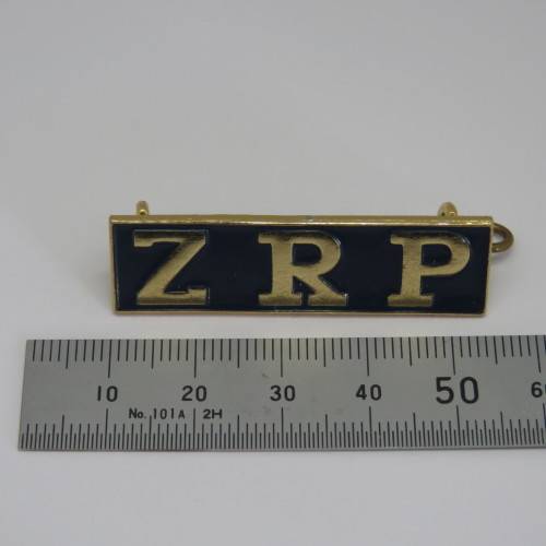 ZRP - Zimbabwe Republic Police shoulder title
