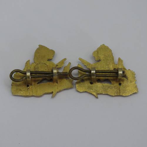 Pair of Rhodesia BSAP collar badges