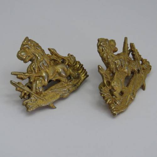 Pair of Rhodesia BSAP collar badges