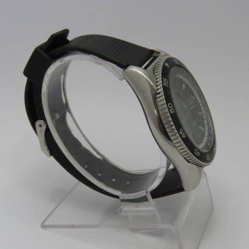 Seiko Quartz Chronograph mens watch - Scratched glass and bezel - Working - 7T92-OTHO