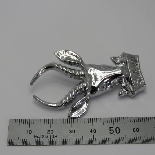 SA Infantry Bokkop cap badge - Chromed