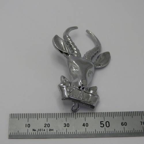 SA Infantry Bokkop cap badge - Chromed