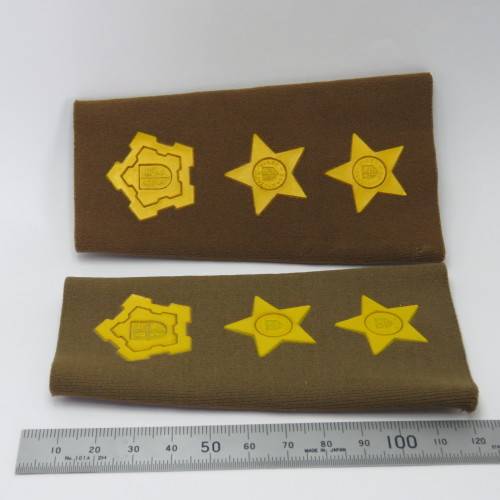 Pair of SADF colonel rank epaulettes