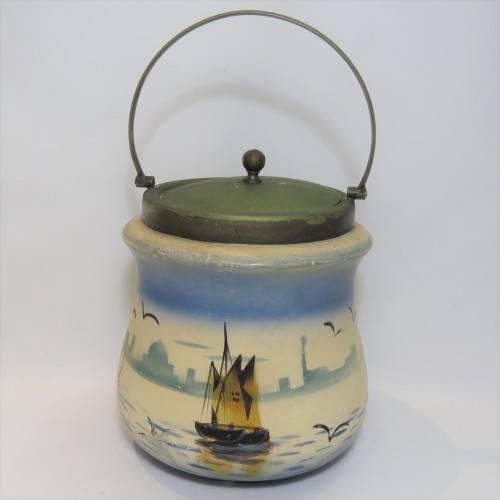 Vintage cookie jar made in England