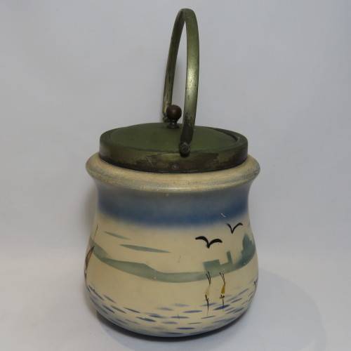 Vintage cookie jar made in England