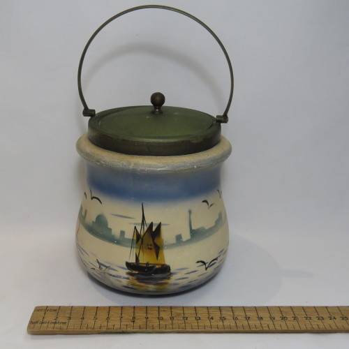 Vintage cookie jar made in England