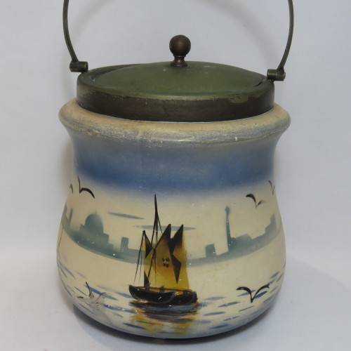 Vintage cookie jar made in England