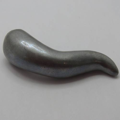 Modern Art white metal door knob