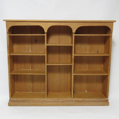 Doll`s House furniture large vintage Oregon pine cabinet