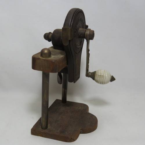 Rare Antique Patent 1870 cast iron nutmeg grinder