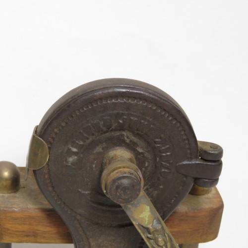 Rare Antique Patent 1870 cast iron nutmeg grinder