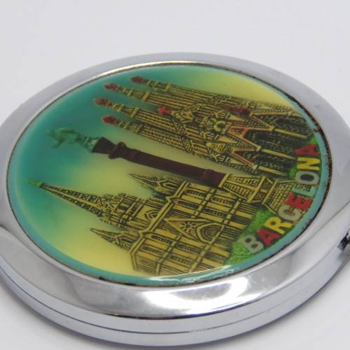 Barcelona pocket compact mirror