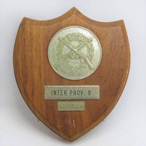 1986 SA Service shooting Inter Provincial plaque