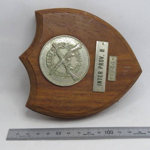 1986 SA Service shooting Inter Provincial plaque