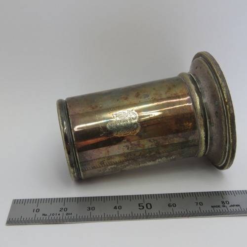 Antique Royal Mail Line silverplated small vase by Elkington plate