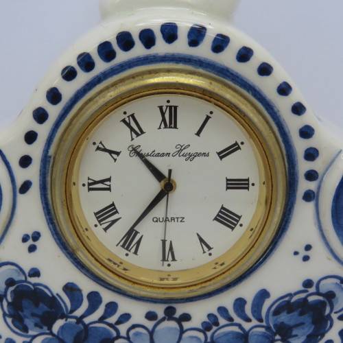 Christiaan Huygens Delft Blauw quartz clock