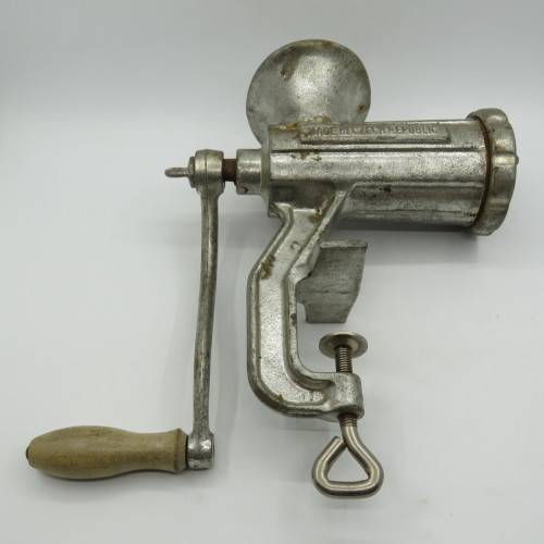 Vintage Porkert No.10 meat mincer- made in Czech Republic