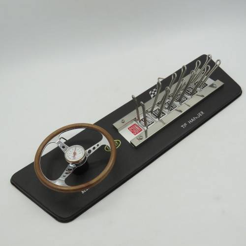 Vintage Elweco car dashboard belt and tie hanger