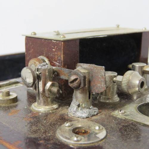 Antique Berec electrical shock therapy machine - some parts missing