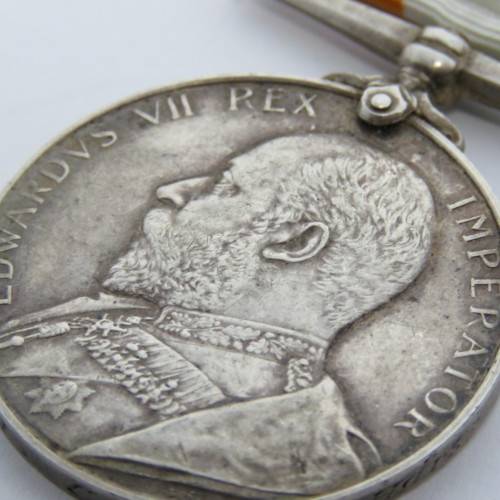 Boer War King South Africa medal KSA issued to Lieutenant P.G.L. Leeb, Cape Town Highlanders with SA