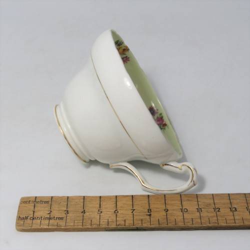 Vintage Foley china porcelain tea set trio