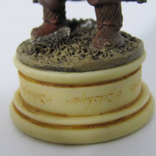 Lord of the Rings chess Gimli white pawn figurine
