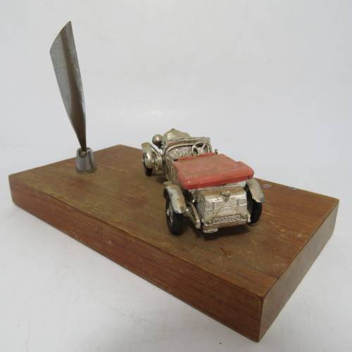Vintage pen stand with model car - No pen