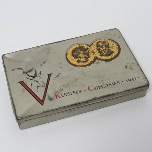 WW2 Jan Smuts 1941 Christmas tin